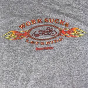 Easyrider Magazine Motorcycle t shirt Sz L 2 sided rodeo 2004